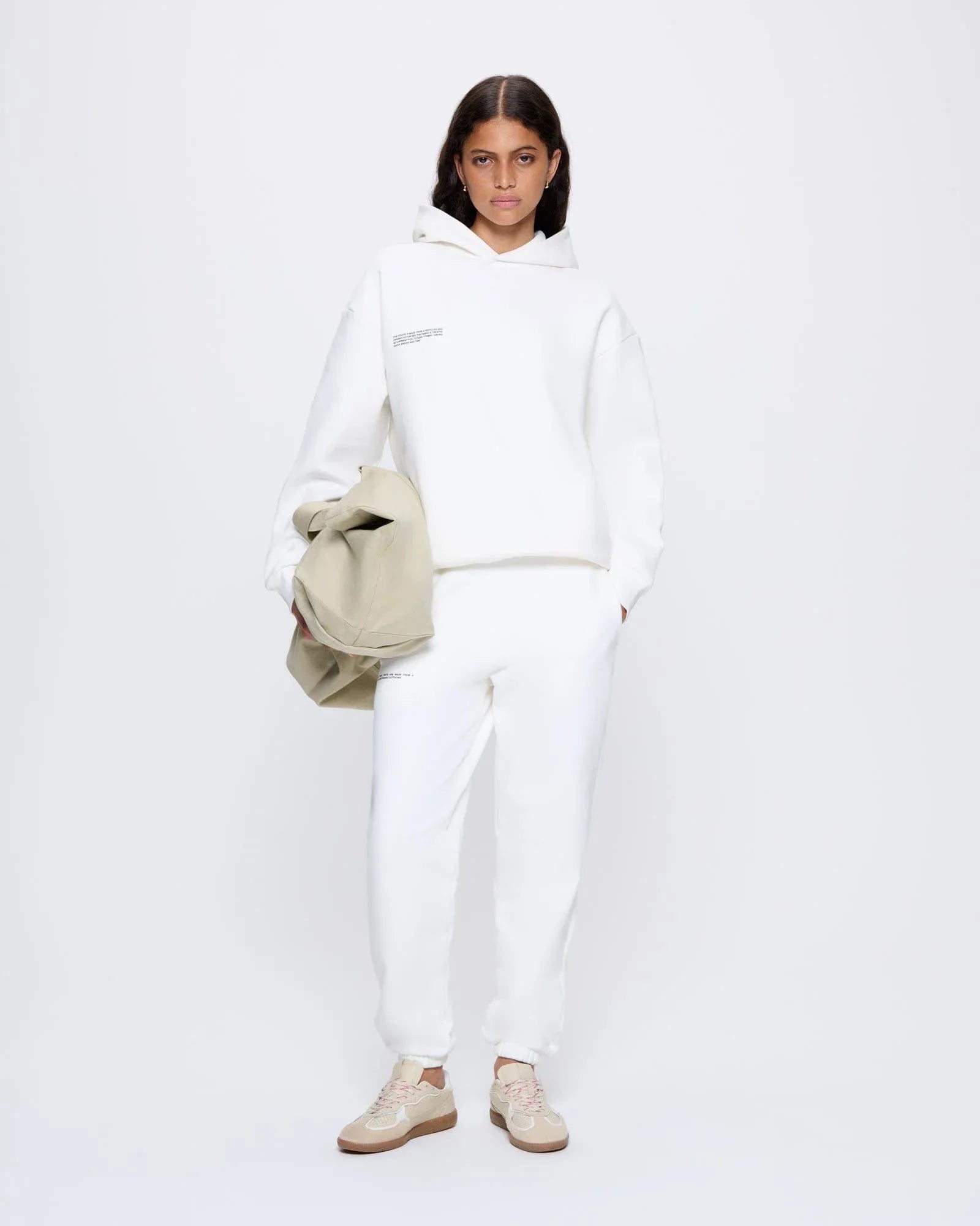 Pangaia Womens 365 Heavyweight Hoodie Off-White