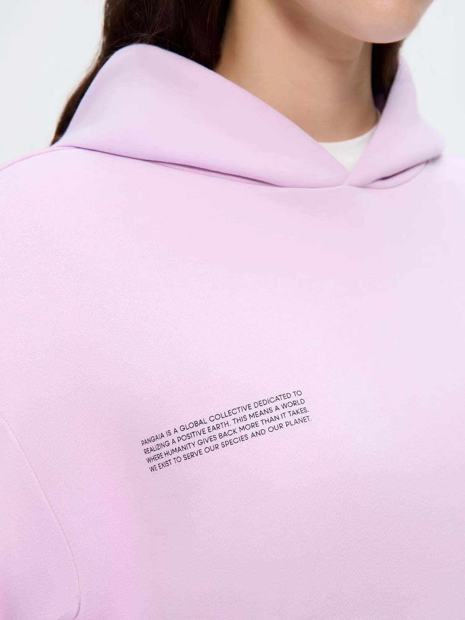 Pangaia Womens 365 Midweight Hoodie Crocus Purple